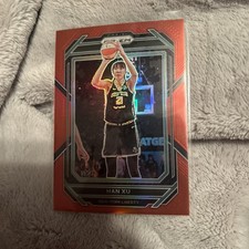 2023 Panini Prizm WNBA Red Prizm SP /199 #91 Han Xu