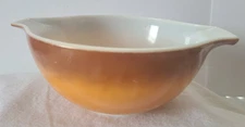 Vintage Pyrex 442 Cinderella 1.5qt Mixing Nesting Bowl Dish Brown Glass Ovenware