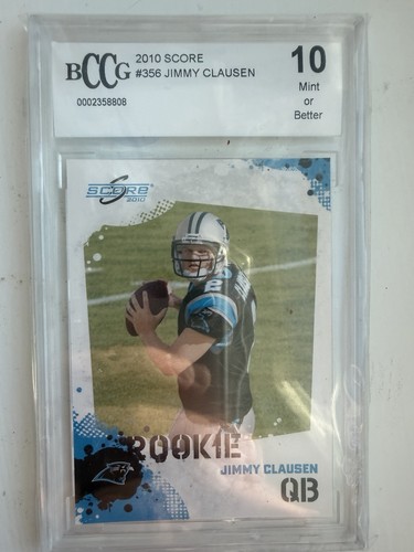 Jimmy Clausen #356 2010 Panini Score card