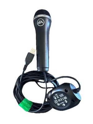 EA Logitech USB Microphone Black Nintendo Wii Xbox 360/One PlayStation PS2/3/4