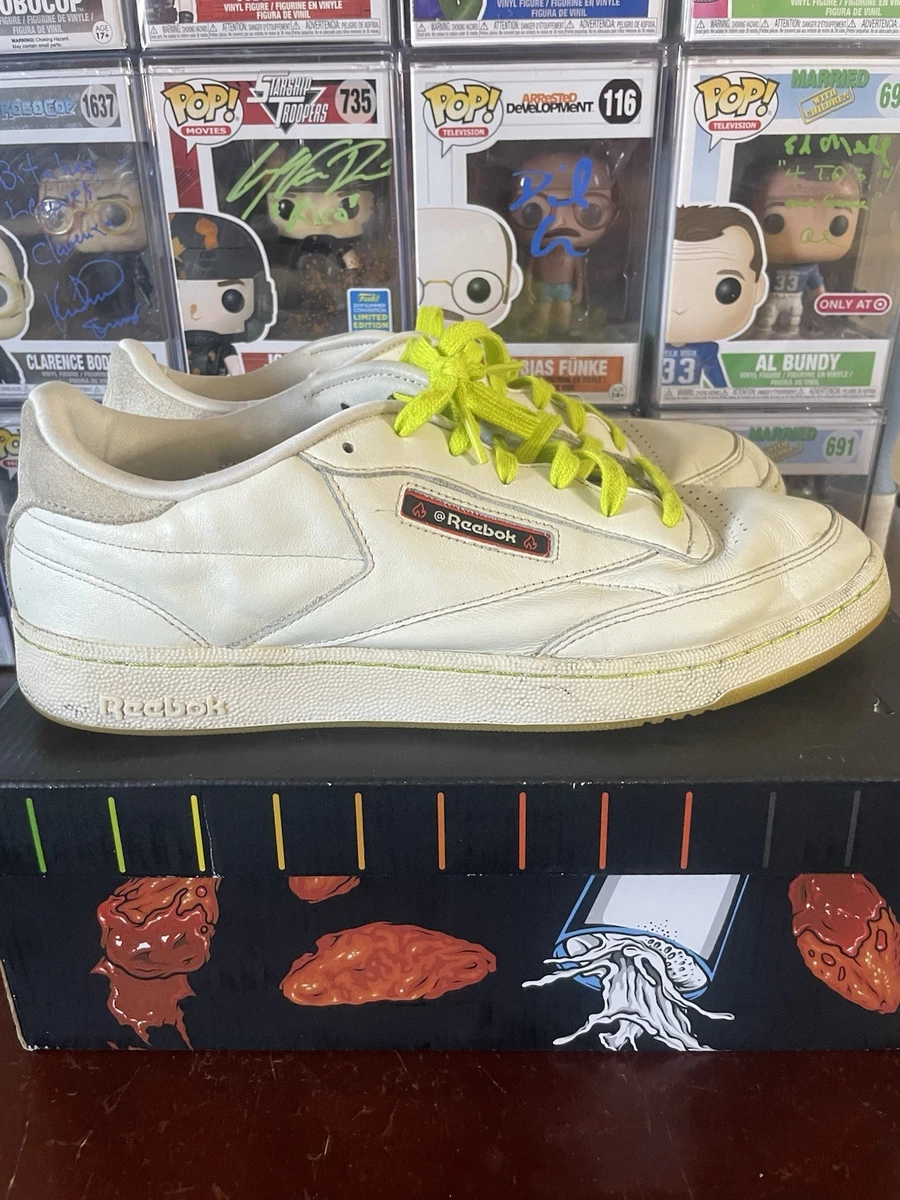 REEBOK HOT ONES CLUB C 85 MENS LEATHER IVORY TENNIS SHOES SIZE SIZE 11 REEBOK HOT ONES CLUB C 85 MENS LEATHER IVORY TENNIS SHOES  main image 2