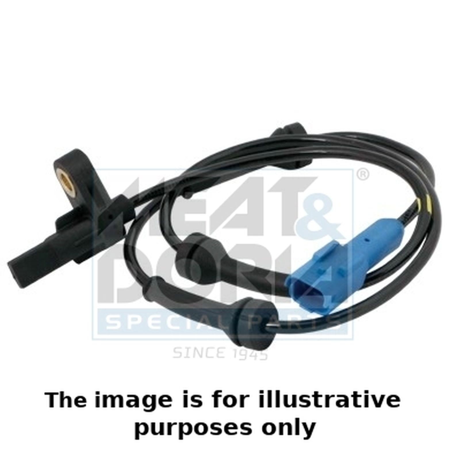 1x ORIGINAL® Meat - Doria 90177E Sensor, Raddrehzahl Hinten, Links, Rechts