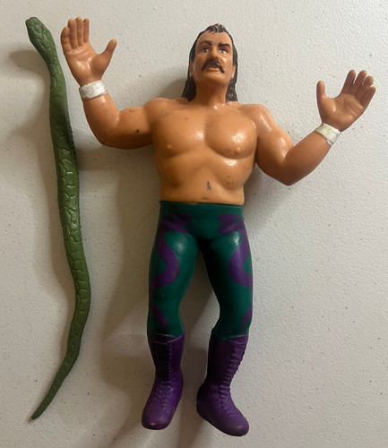 1987 LJN WWF Jake The Snake Roberts Vintage 8 Wres...