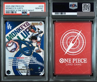 PSA10ドジャースルフィMonkey D. Luffy Dodgers Monkey.D.Luffy [LA Dodgers] EB02-010 Prices | One Piece