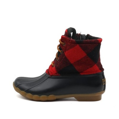 Sperry Damen STS85266 Stiefel Rot Schwarz Wolle Synthetik Boots Outdoor EU 36