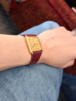 OMEGA De Ville Tank Dress Watch Automatic 28x35mm Square Classic