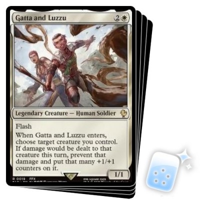 GATTA AND LUZZU X4 Final Fantasy Commander Magic MTG MINT CARD | eBay