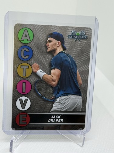 2024 Topps Graphite Tennis #ACM-21 Jack Draper Active Metal
