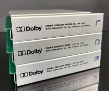 Lot of 3 DOLBY CP65 Cinema Sound Processor  Cat. No. 64B Equalizer Module Cards