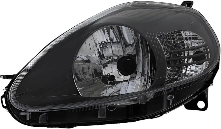 Scheinwerfer Set FIAT Grande Punto Typ 199 11 2008-2009 klarglas anthrazit H4 - Bild 2 von 4