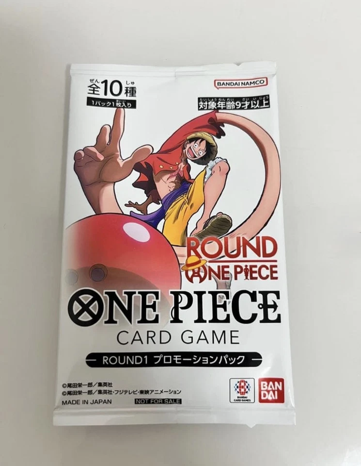 Boosters One Piece Card Game Round 1 Promotion Pack Japonais Neuf - Photo 1/1