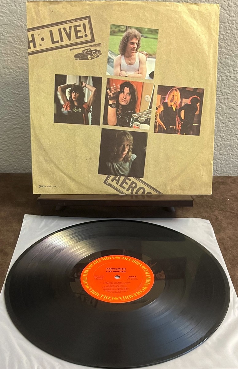 Aerosmith – Live! Bootleg Vinyl 2 LP, 1978 Coulmia PC2 35564