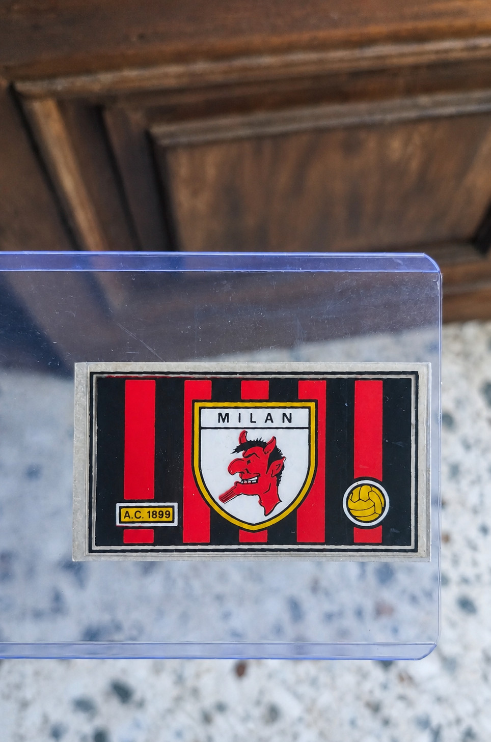 MILAN SCUDETTO calciatori Panini 1964/65 ,nuovo di zecca con velina