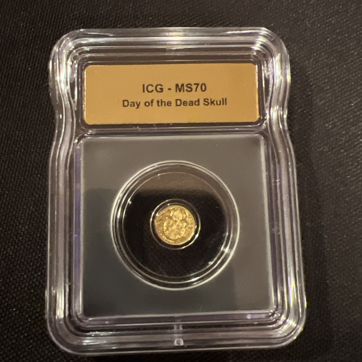 Gold Day of the Dead Skull 1/200 ICG Certified MS70🔥Gold Label | eBay