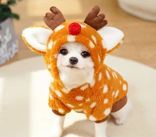 costume for dogs, reindeer costume for dogs, doggie costume, reindeer costume