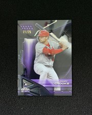 2026 Topps Chorme Black Jimmy Crooks 71/75 Purple #99 RC Rookie Cardinals QI95