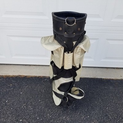 Vintage Golf Bag ''Amtech'' Tan 3-Way Divider