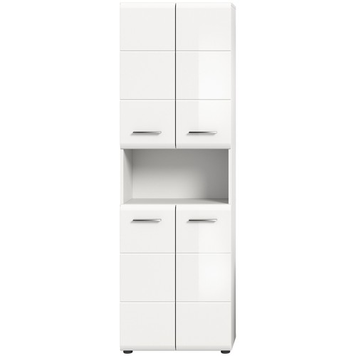 Hochschrank ICE - weiß Hochglanz - 60 cm breit - Bild 4 von 9
