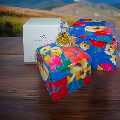 Diva by Ungaro Perfume le cadeau de noel eau de parfum 7.5 ml fabric jewelry box