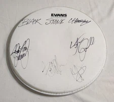 Black Stone Cherry Autographed Evans Concert Used Drumhead