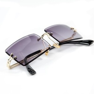 retro rimless glasses