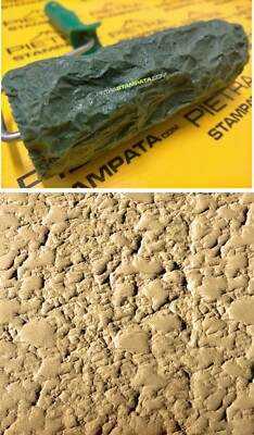 Walze für Putz Textur Walze Stempel Beton Gestempelt Stein Struktur Roller