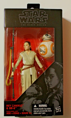 Star Wars The Black Series Rey and BB-8 ~ 6in Action Figure #02 ~ Hasbro ~ NIP