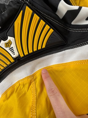 Fox Racing Pants 180 Motocross Riding Dirt Bike Padded Pants Yellow Size 34 - Picture 18 of 18