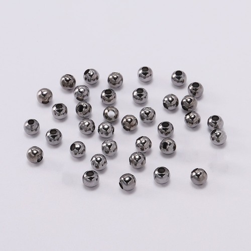 60~1000Pcs Mulitcolor Metal Plated Round Loose Spacer Beads 2~10mm DIY Jewelry - Picture 14 of 15
