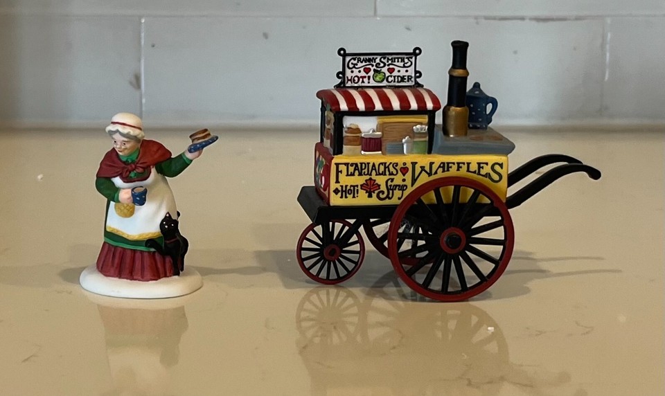Dept 56 Heritage Village Christmas Bazaar…Flap Jacks & Hot Cider 56.