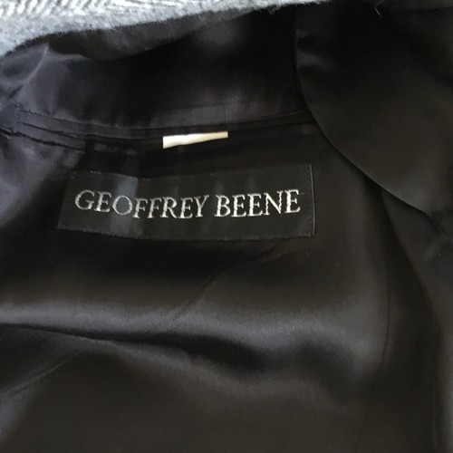 Geoffrey Beene Sport Coat Blazer Mens 40R Gray Check Soft Wool USA - Picture 6 of 10