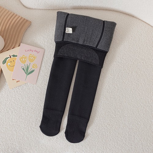 Bebé y Niñas Medias Lisas Tacto Suave Algodón Rico Uniforme Escolar Cálido Grueso - Imagen 24 de 33