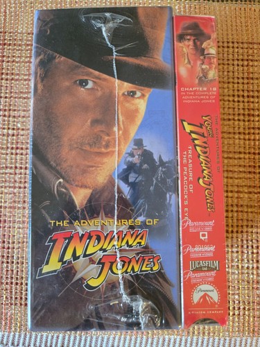 Indiana Jones - Adventure Collection (VHS, 1999, 3-Tape Set, Widescreen) NEW