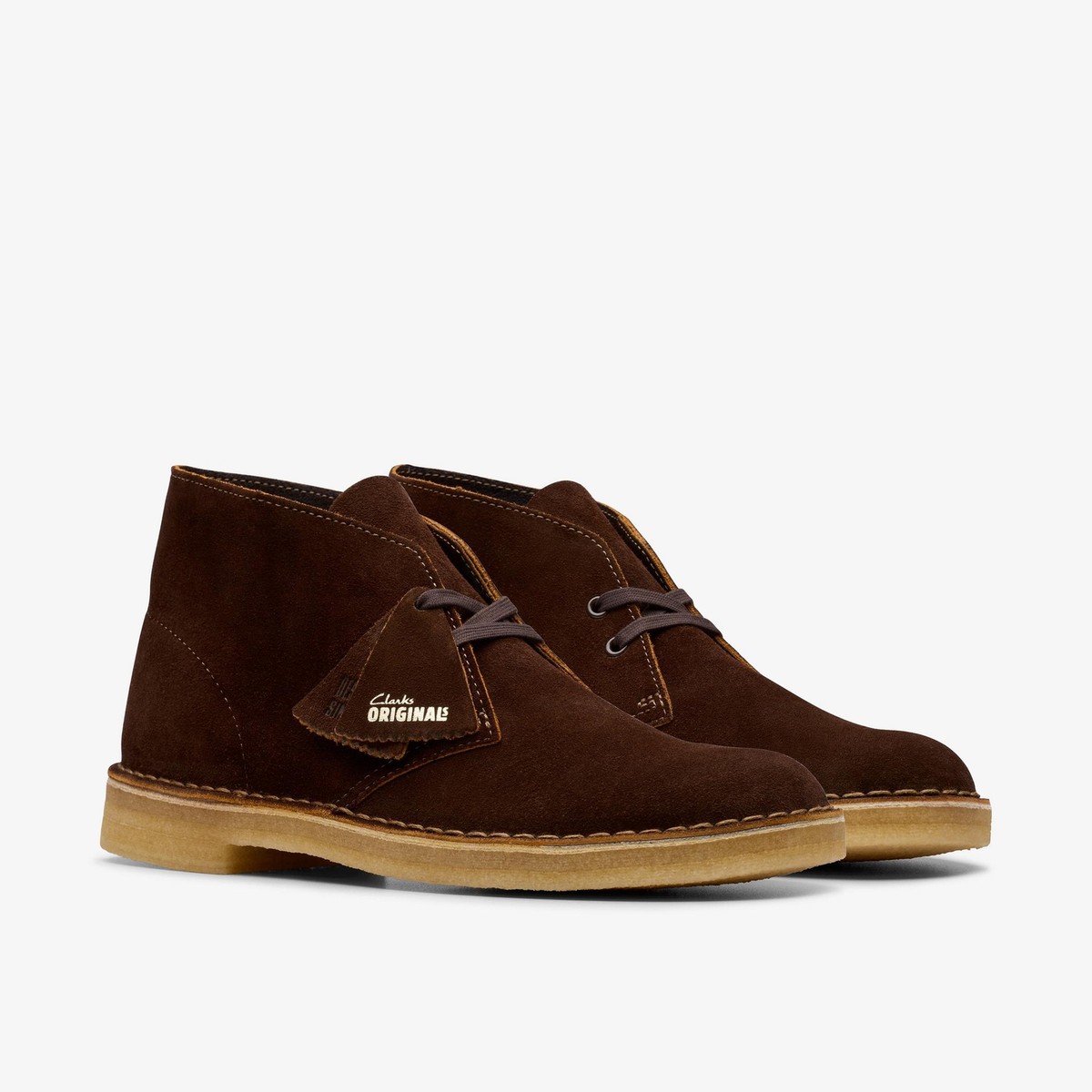 Clarks ブラウン 24.5㎝ Clarks Originals Men's Wallabee Boot Gore