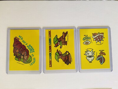 1989 Topps Nintendo Stickers Pirahna Flower LINKLINK We ve Got A Score To Settle