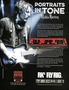 Richie Kotzen Tech 21 OMG Signature Overdrive Guitar Effects Pedal advertisement