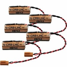 5Pack FUJI FDK CR8.LHC 3V 2600mA Multipurpose Battery for TOTO Flush w/Plug US