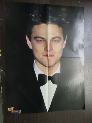 LEONARDO DICAPRIO & HANSON QUAD FOLD CENTERFOLD PIN UP 16 MAGAZINE CLIPPING E55