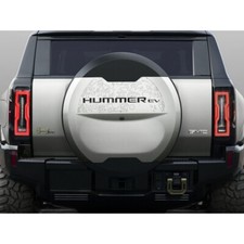 2022-2025 Hummer Ev Suv Spare Tire Cover Lettering 19435832 Carbon Fiber Black