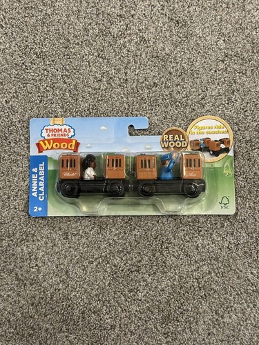 Carrozze Annie & Clarabel - Sistema ferroviario in legno Thomas Friends nuovo motore