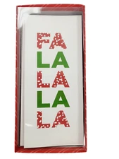 Gartner Studios #64371 Box 20 Christmas Cards & Envelopes FaLaLaLaLa NEW IN BOX