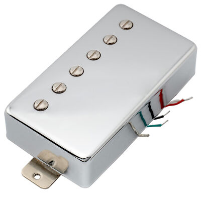 Artec LPA210 Chrome Alnico 5 Covered Humbucker Neck Pickup For Les Paul Guitar