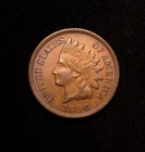 1890 Indian Head Cent AU+