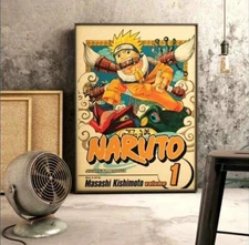 Naruto Vintage Canvas Japanese Style Wall Art Home Decoration