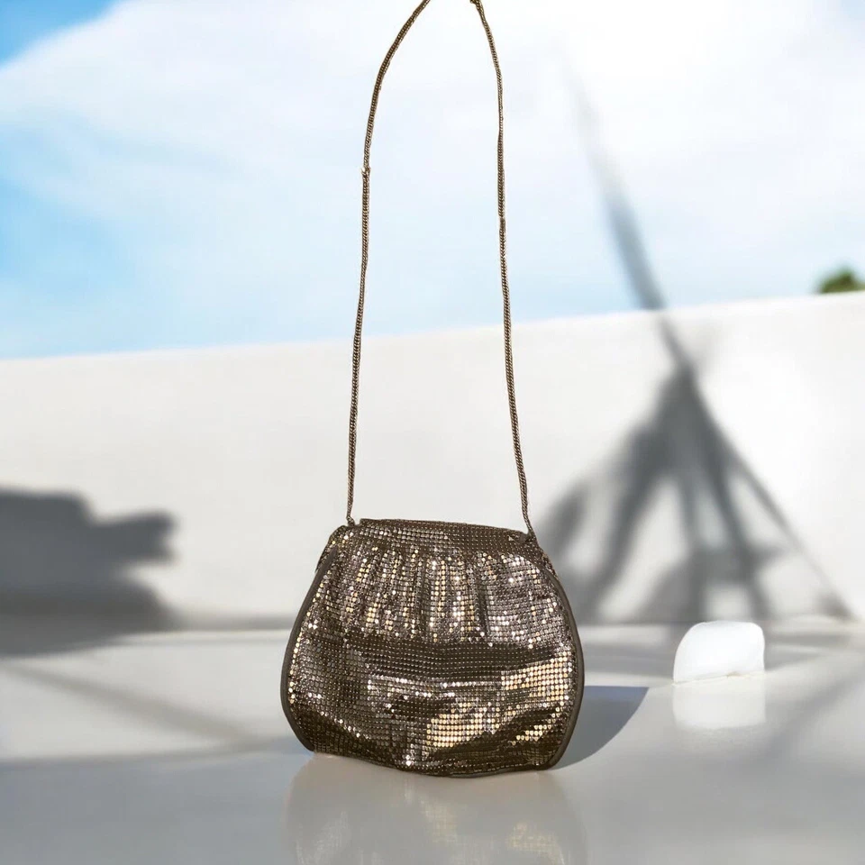 Винтажный сетки WHITING & DAVIS комплект вечер сумка через плечо монета / изменить сумочки - Изображение 4 из 4