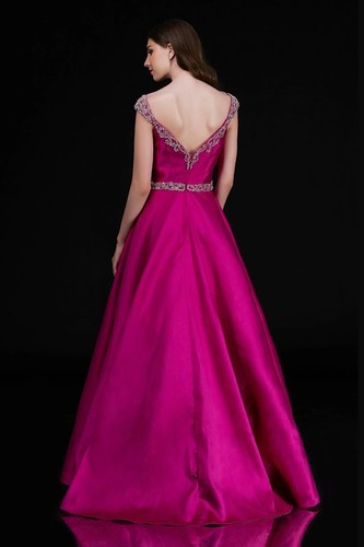 Rich, Vibrant Nina Canacci 2265 Winning Pageant Ball Gown Dress sz 14 NWT - Picture 3 of 4
