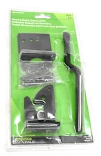 Hillman Heavy Duty Gate Latch Hardware Essentials Black Stainless Steel Latch
