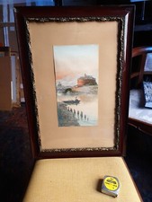 ANTICO DIPINTO AD ACQUERELLO/ROMA/FIRMATO/FINE' 800.