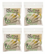 Martini 3 1/4" Step-Up Golf Tees - 4 Pack 20 Tees White