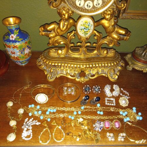 Vintage Rhinestone Jewelry Lot - image 1